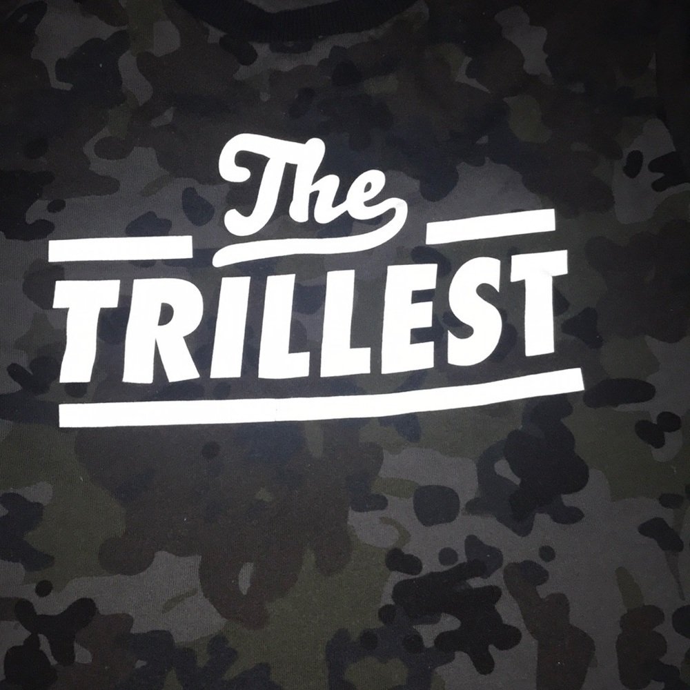 H&M "The Trillest" Dark Camo Sweatshirt